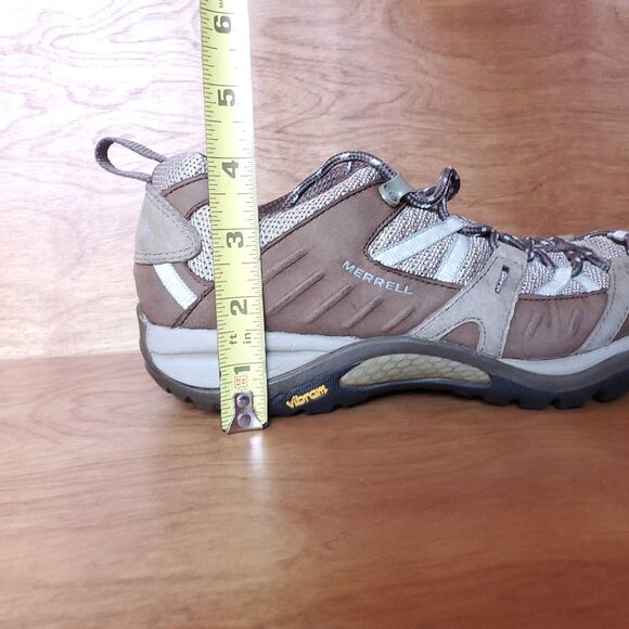 Merrell Siren Sport Hiking Shoes Women 8 Olive Trail Performance Vibram Outdoors - Picture 10 of 12